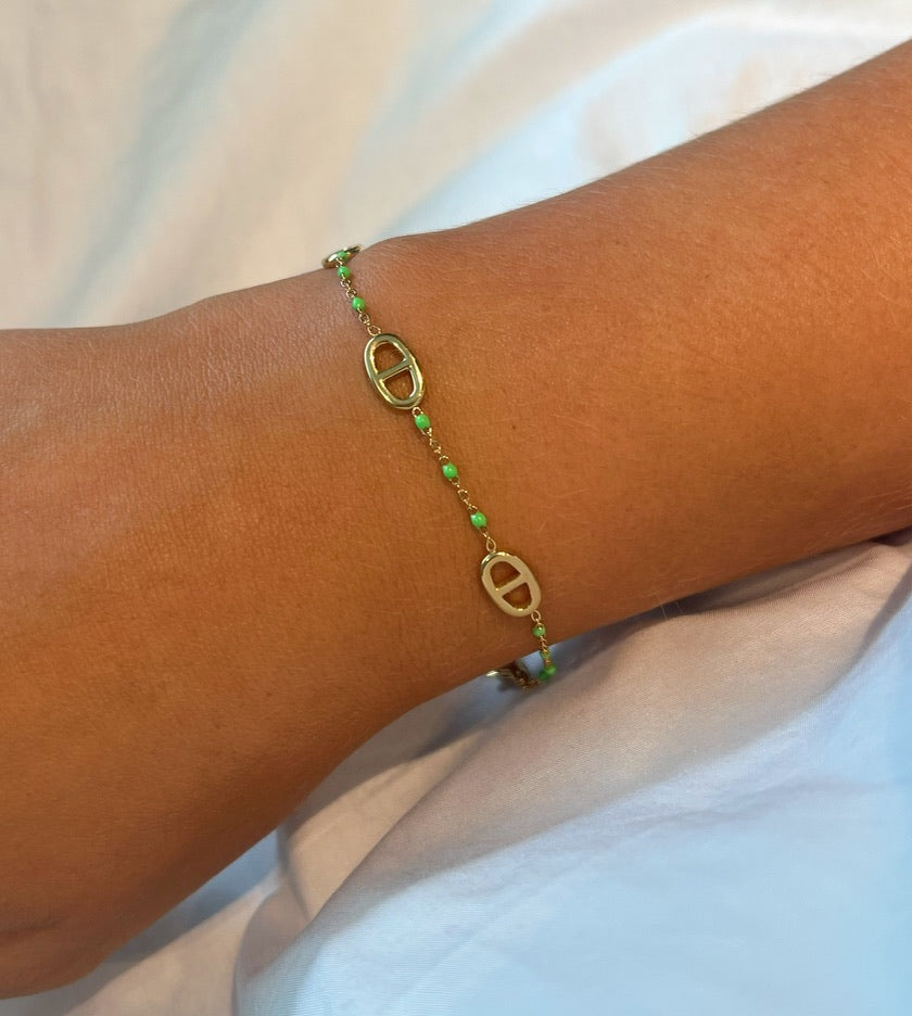 Signature Green Bracelet