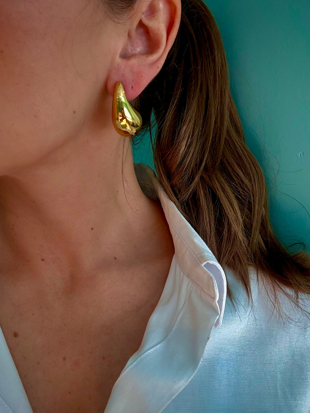 Teardrop Gold Set