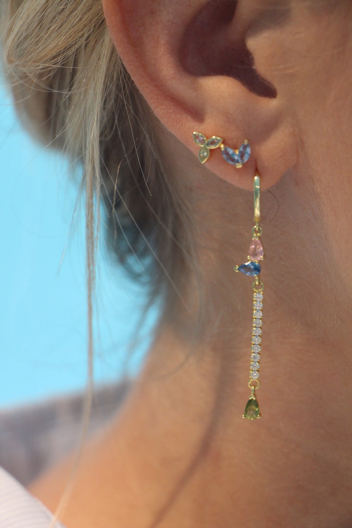 Long Pastel Drop Earring