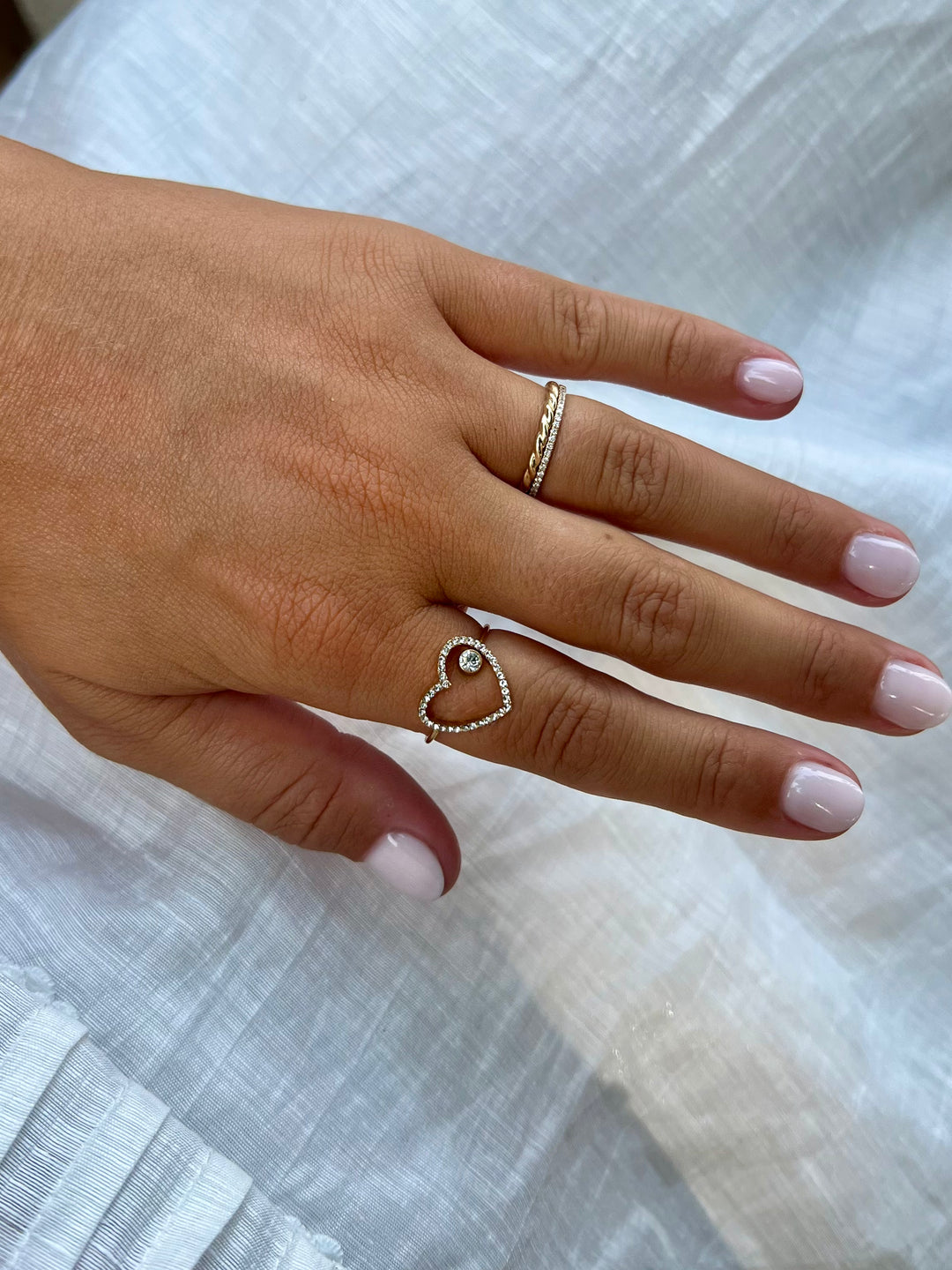 Heart Diamond Ring