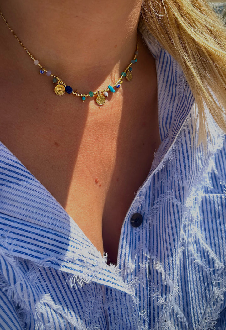 Blue Multi Necklace