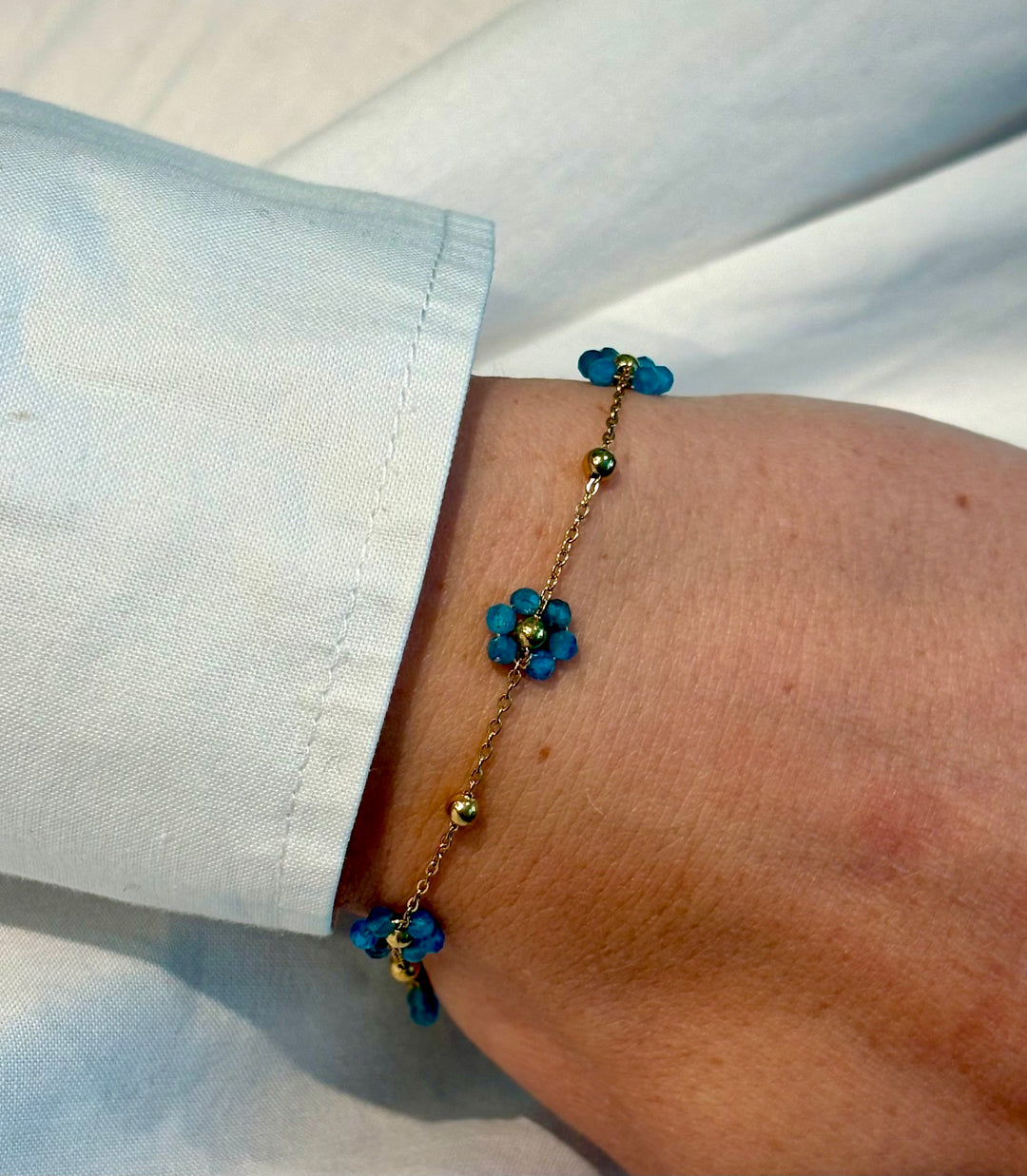 Turquoise Flower Bracelet