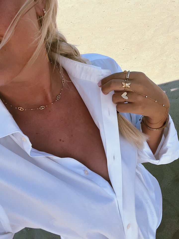 White Signature Necklace