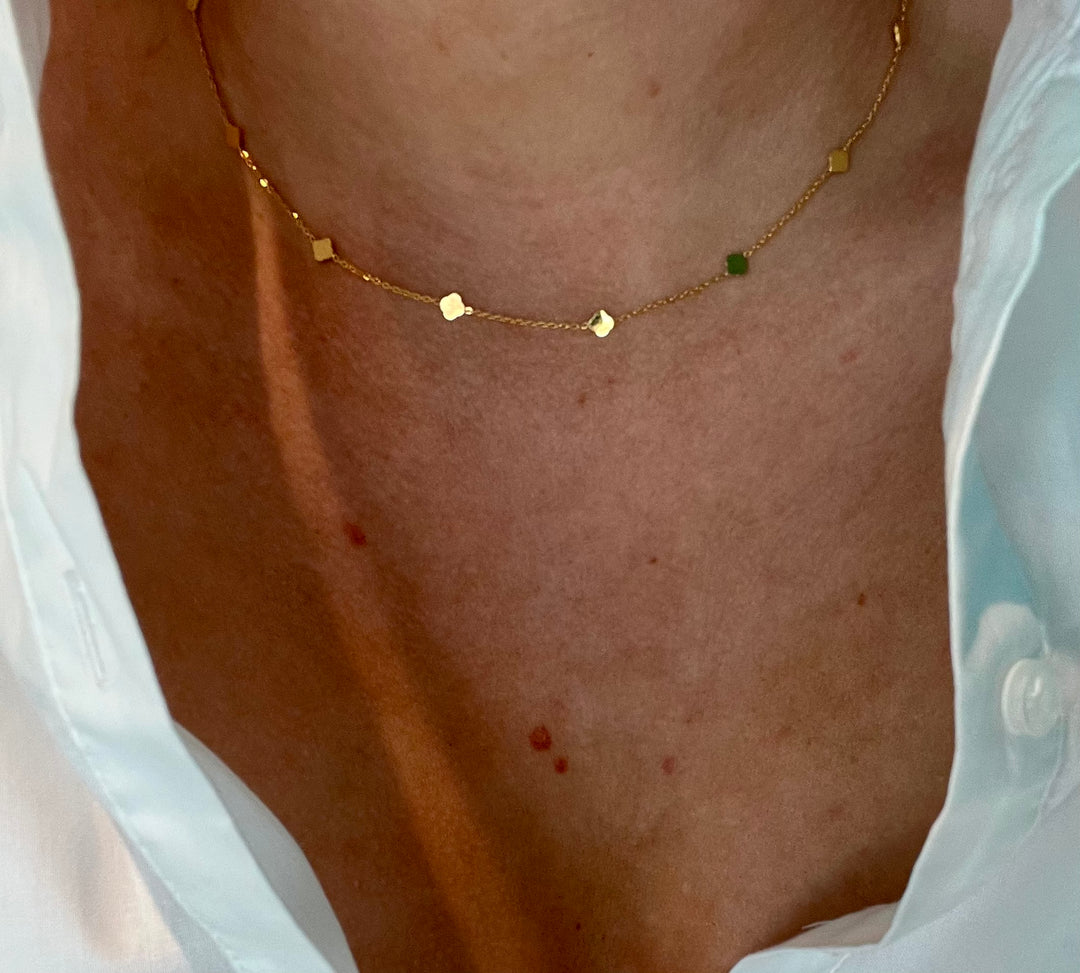 Gold Clover Necklace