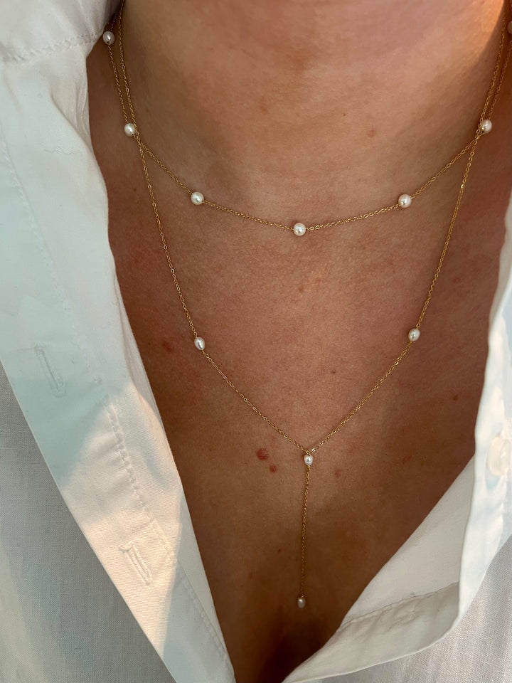 Pearl Dot Fine Necklace