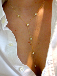 Long Charlotte Drop Necklace