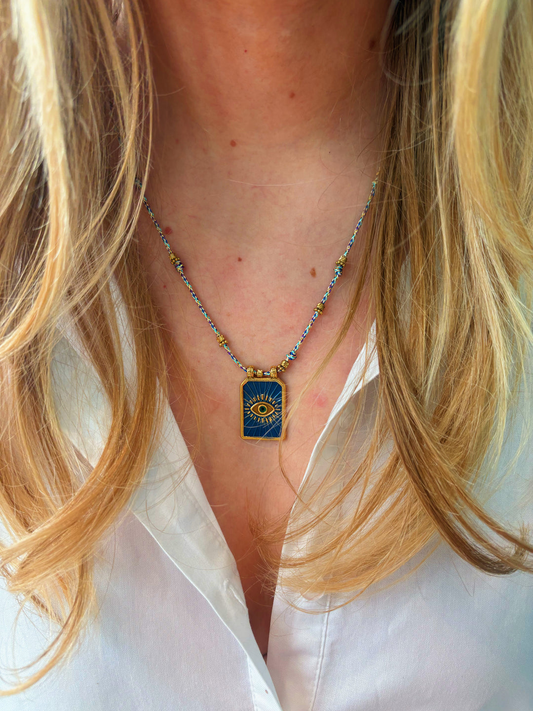 Blue Medallion Cord