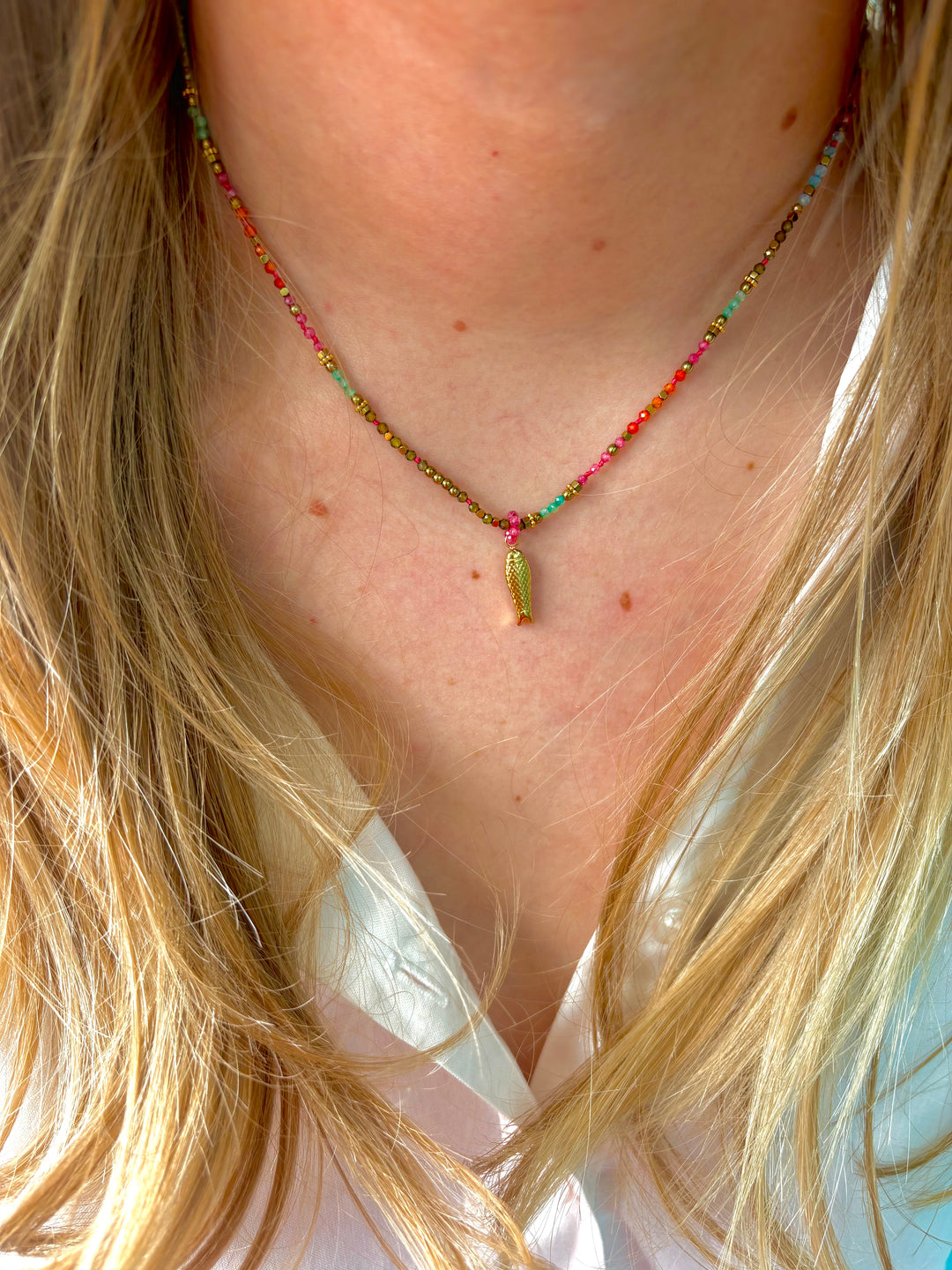 Multi Summer Fishie Necklace
