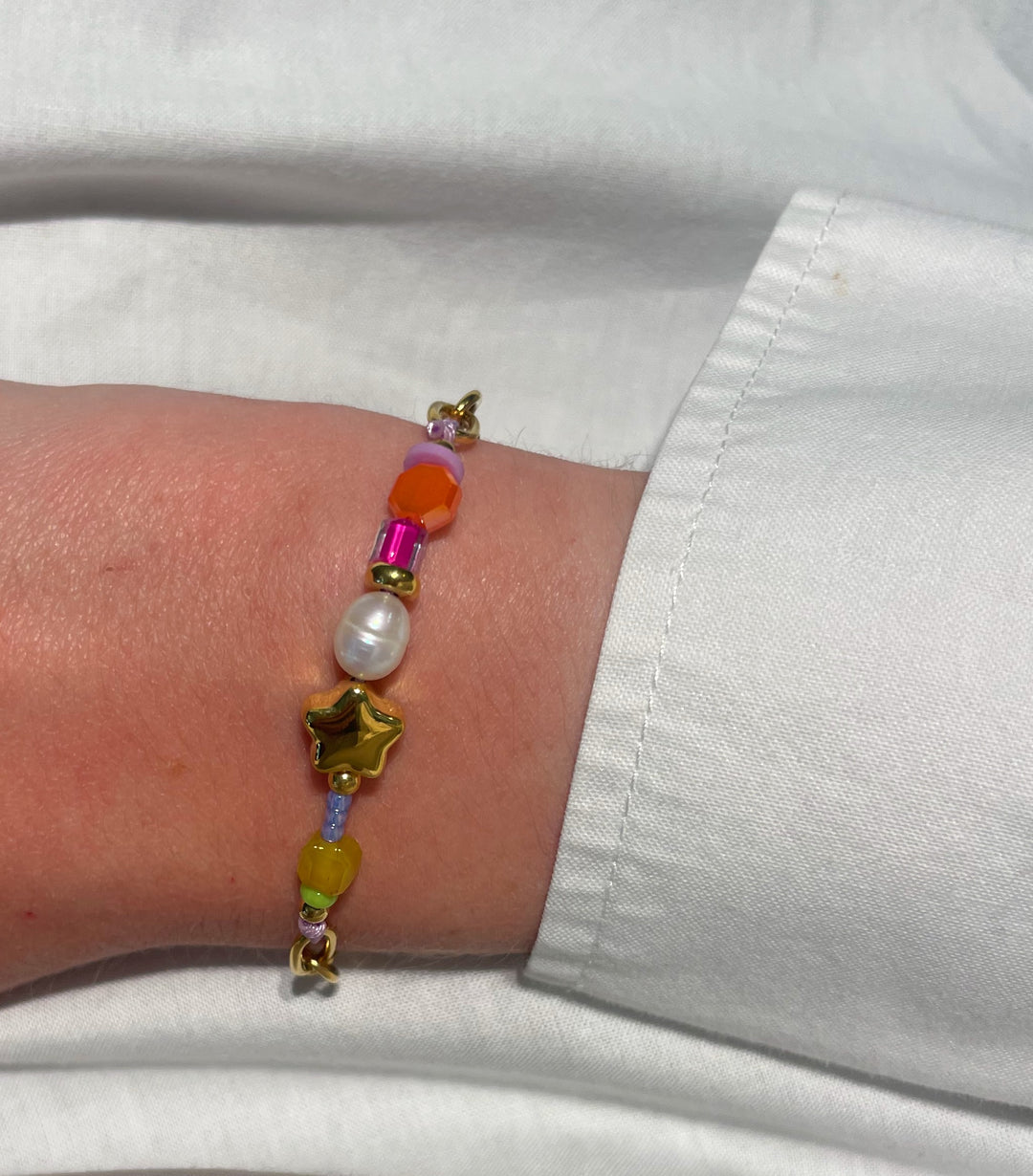 Multi Lila Cord Bracelet