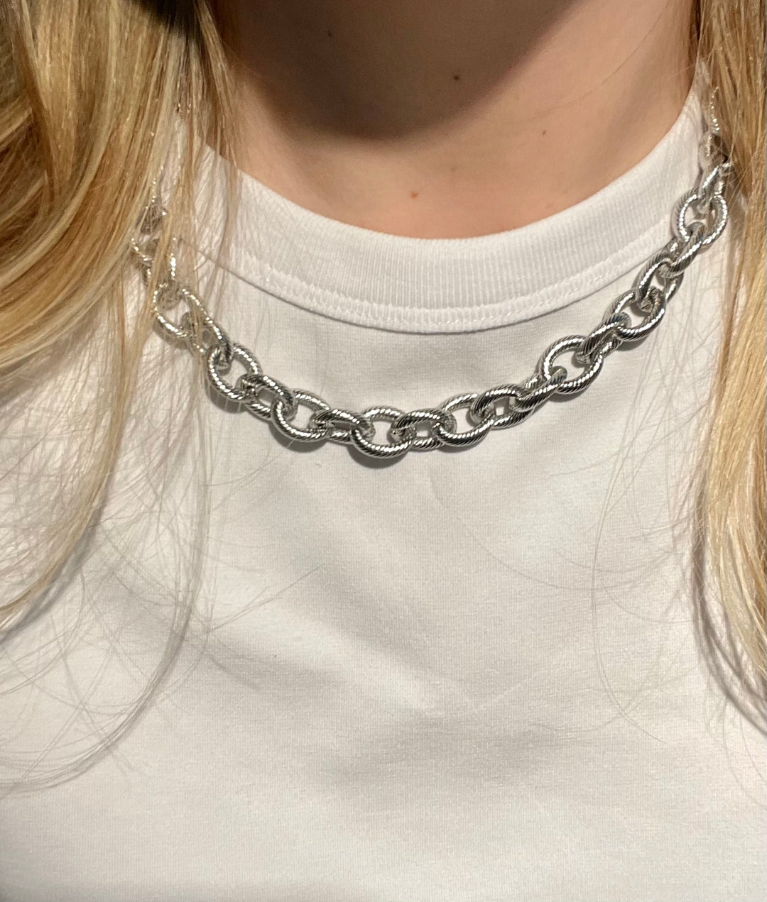 Jeannine Necklace Silver