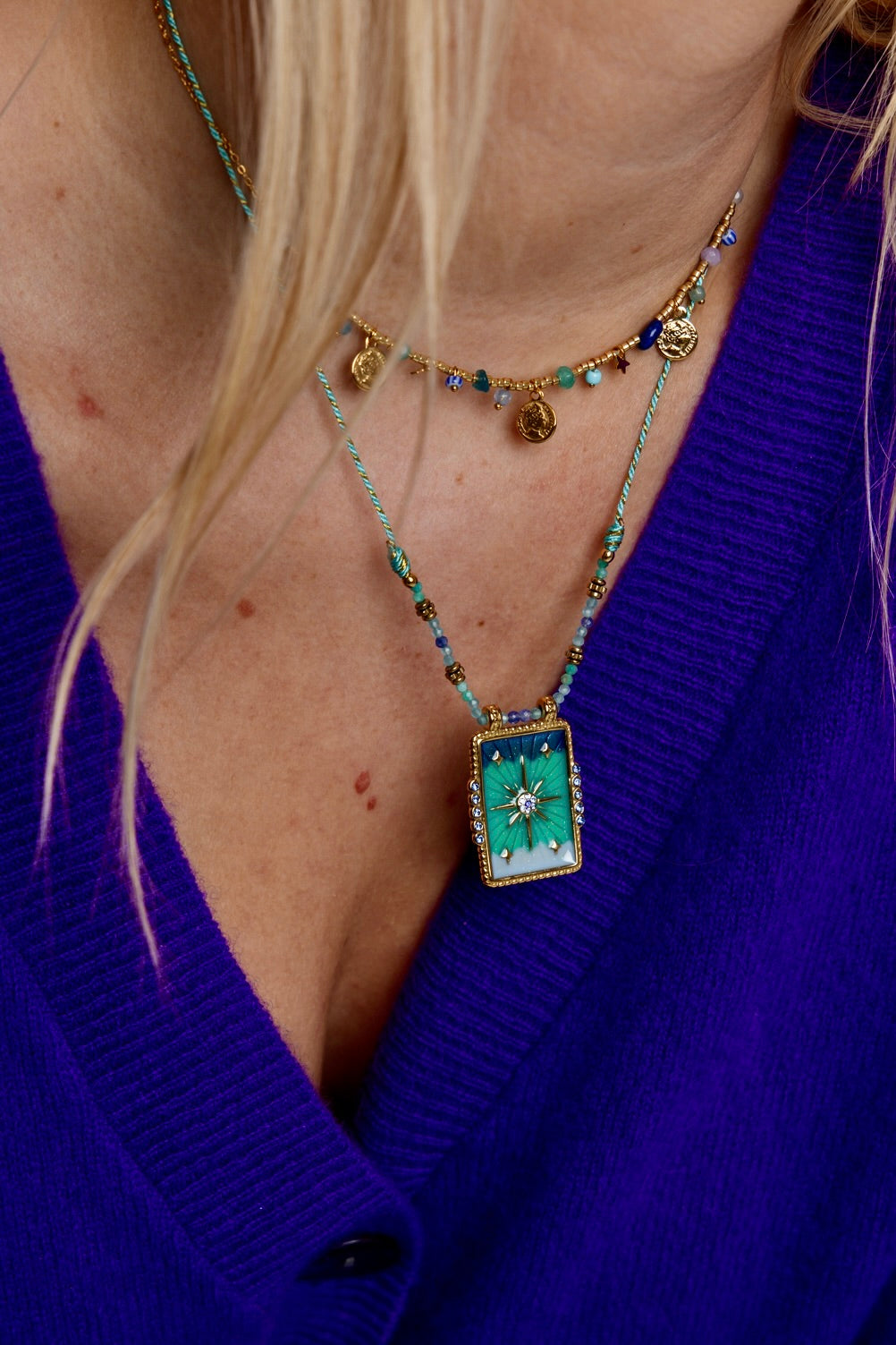Blue Multi Necklace