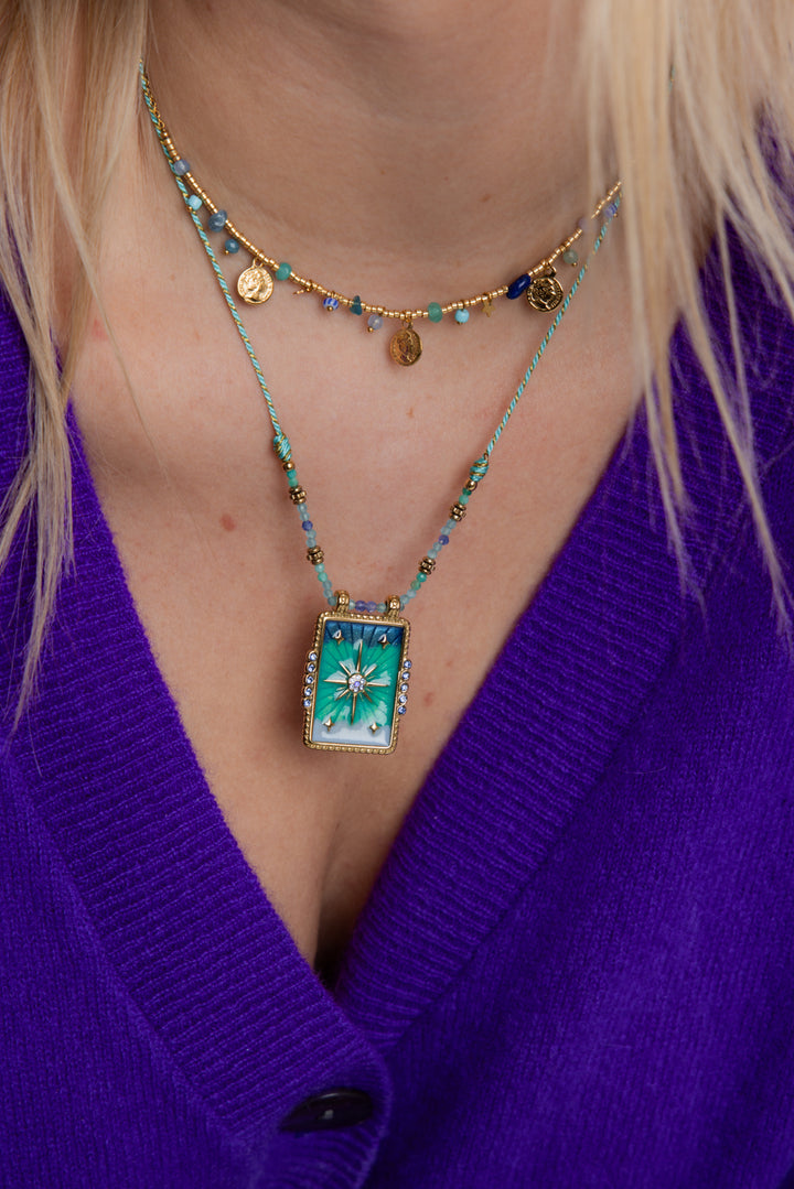 Adjustable Cord Blue Sunrise