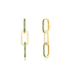 Triple Rectangle Green Drop
