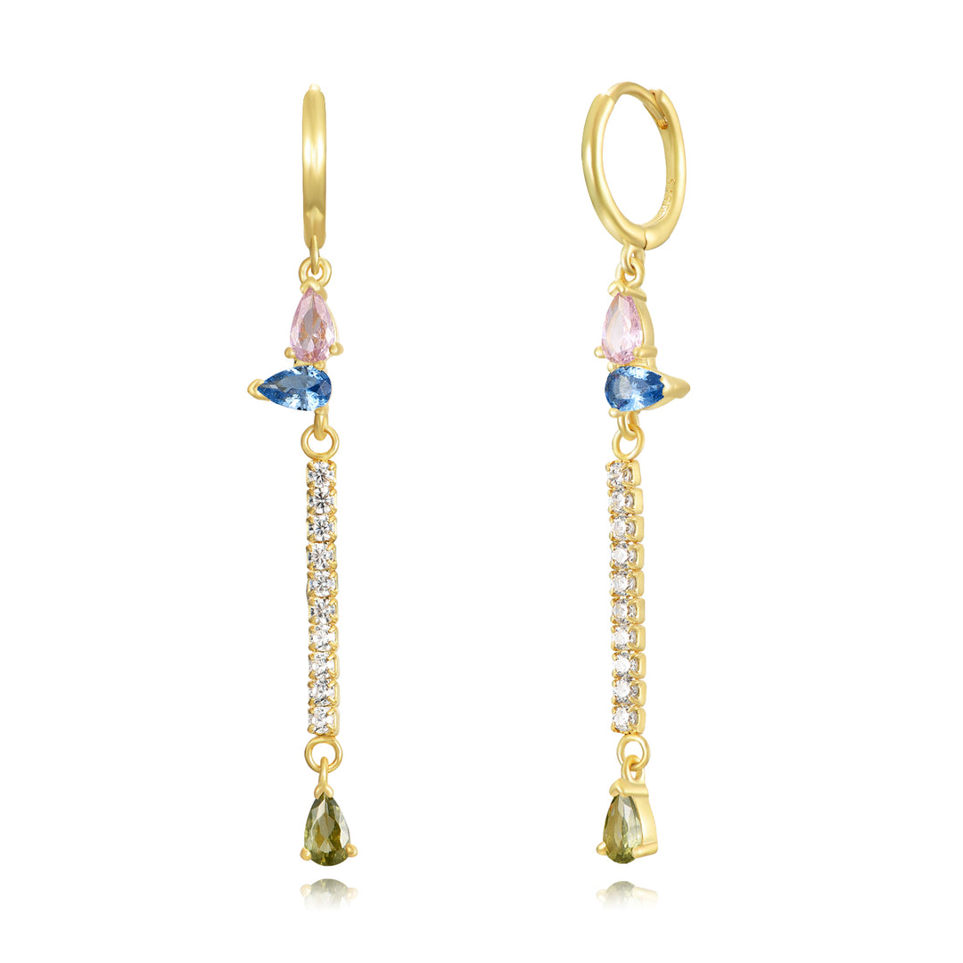 Long Pastel Drop Earring