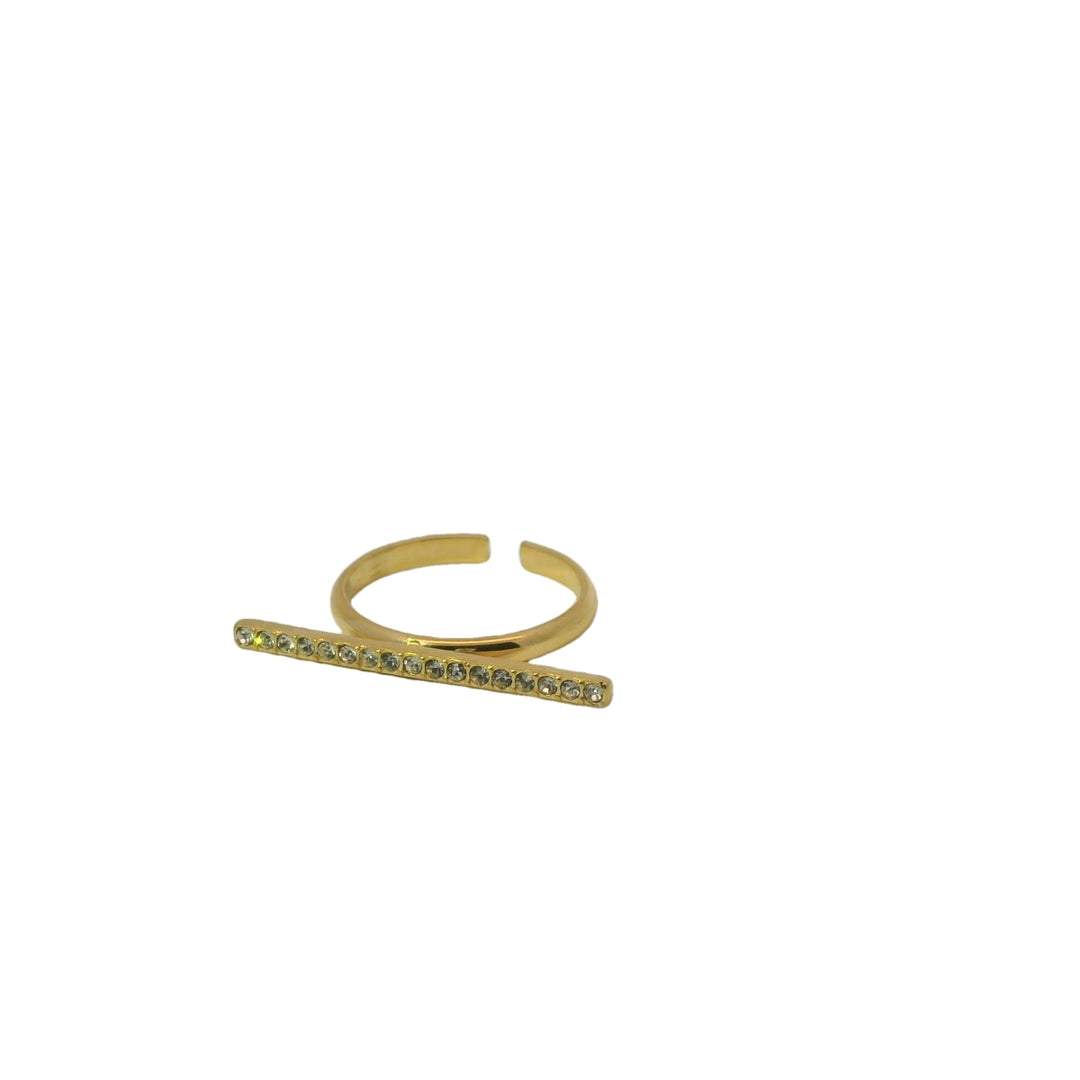 Diamond Bar Earring