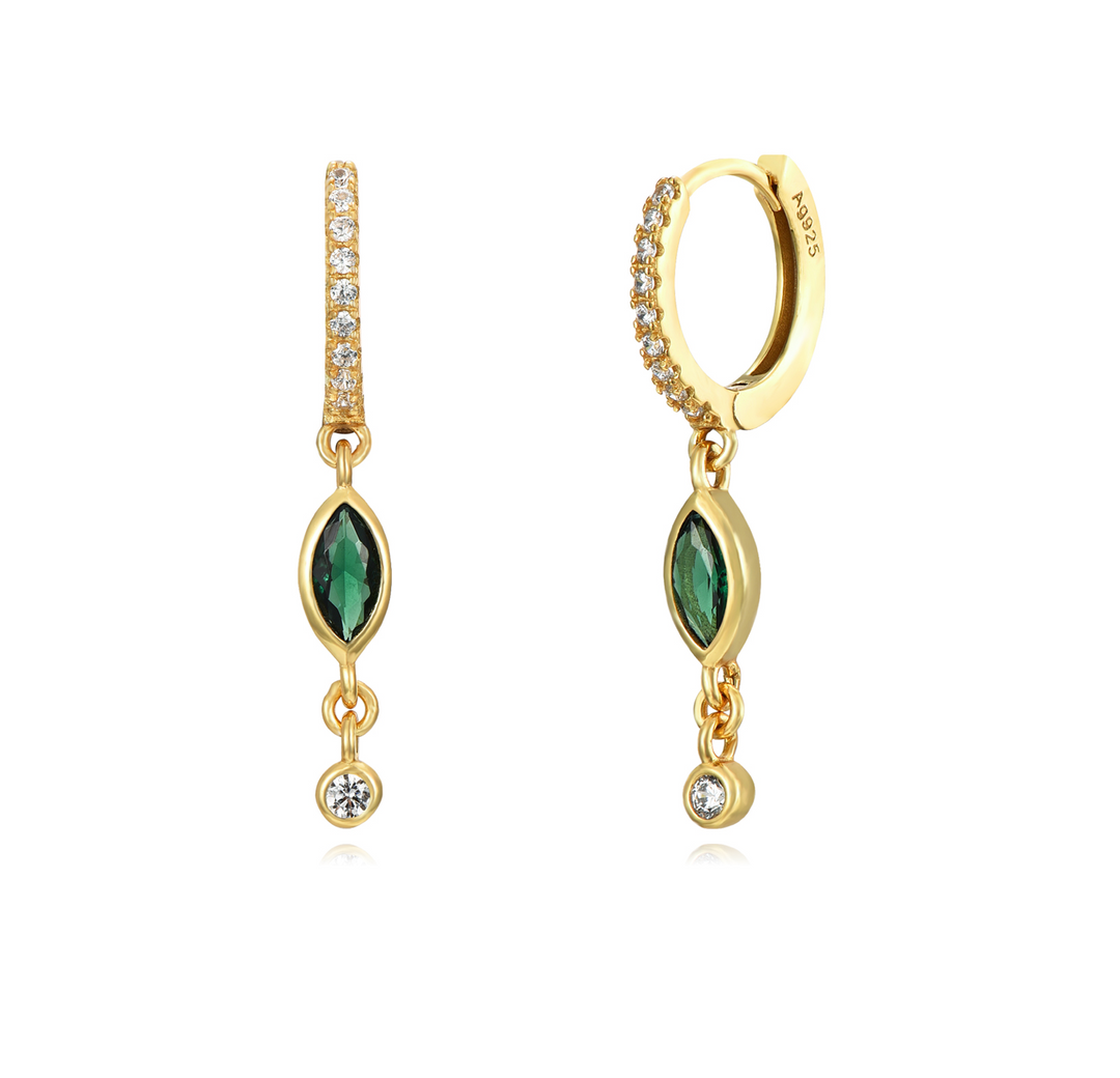 Green Vintage Hoop