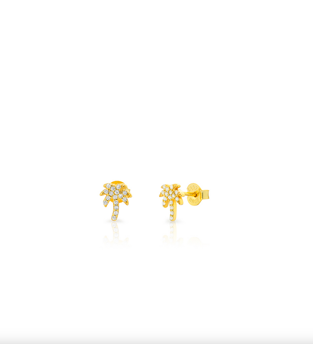 Palm Tree Earstud