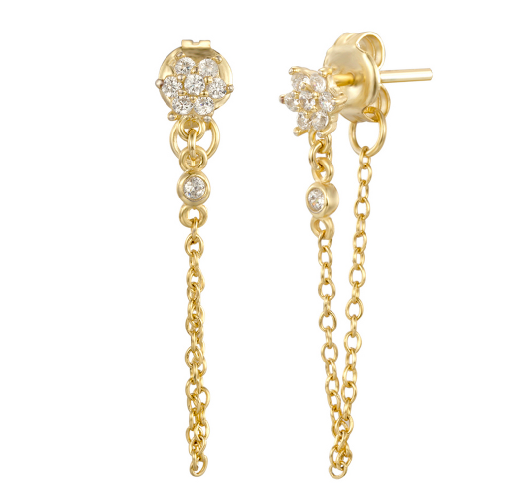 Flower Loop Earring