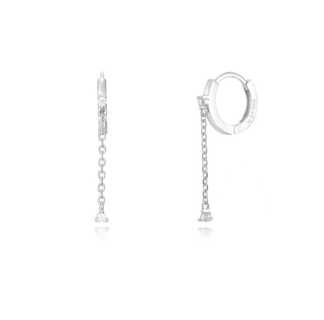 Hoop Chain Loopie Silver
