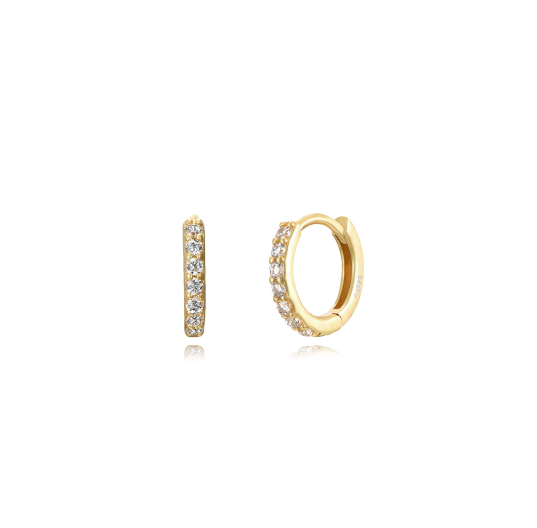 Essential Hoop Half Diamond I