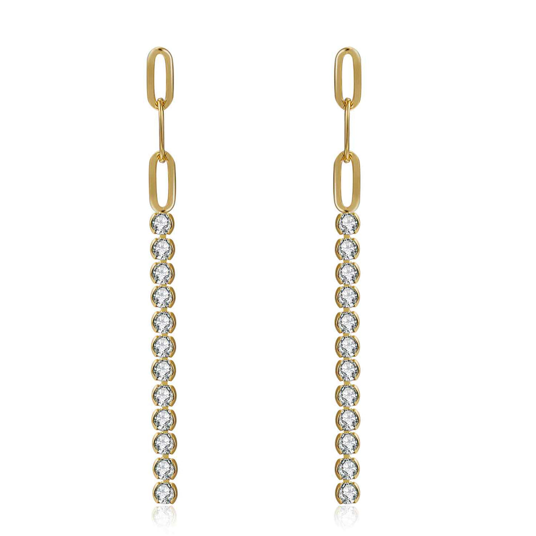 Chain Diamond Earring