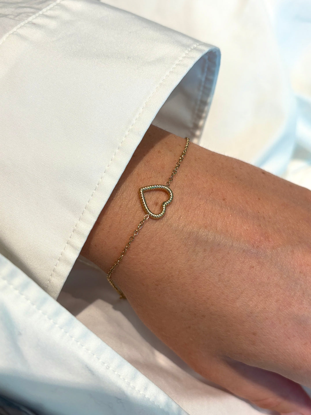 Open Heart Bracelet