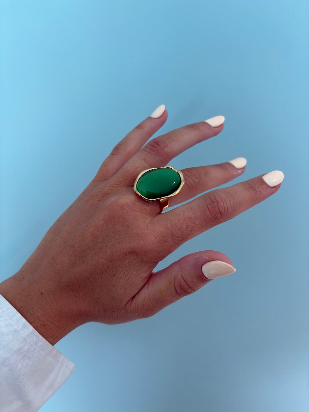 Green Stone Ring