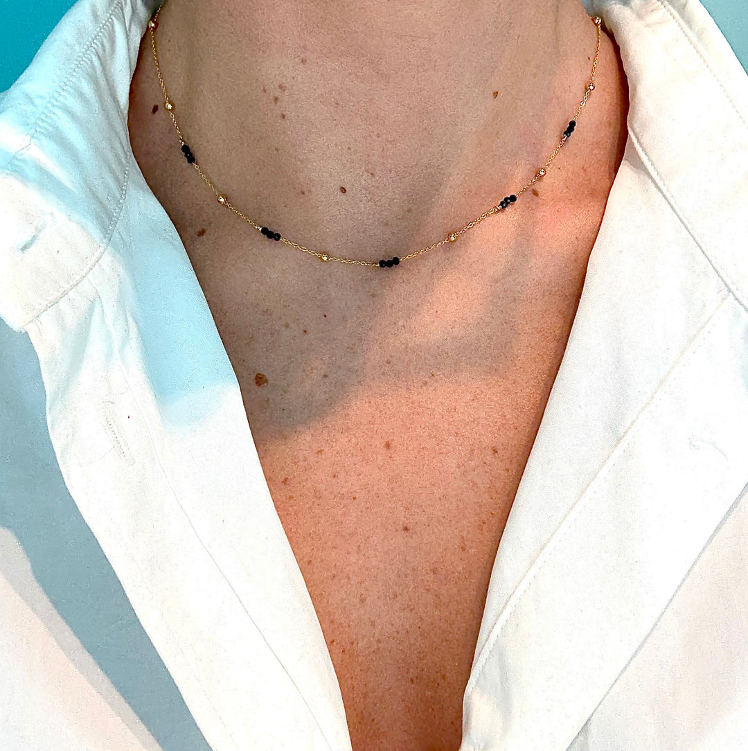 Black Pearls Necklace