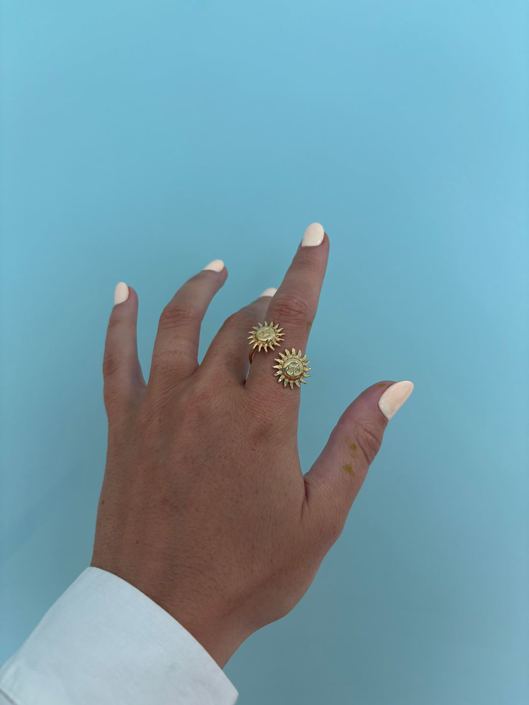 Double Mini Sun Ring