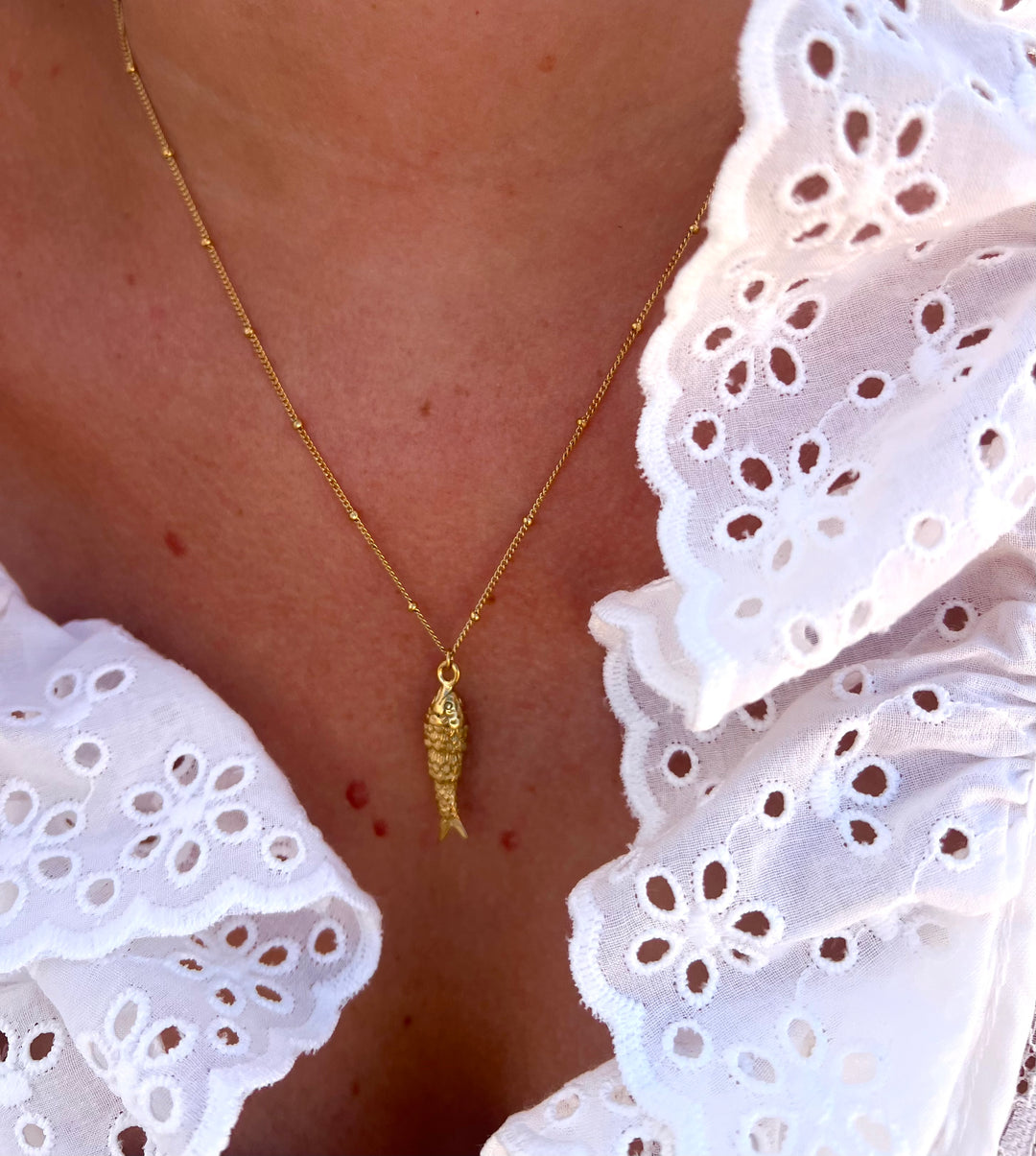 The Gold Fishie Necklace