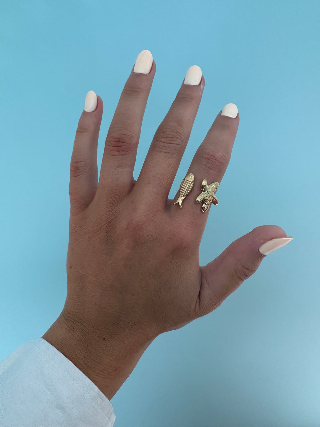 Mini Fishie Starfish Ring