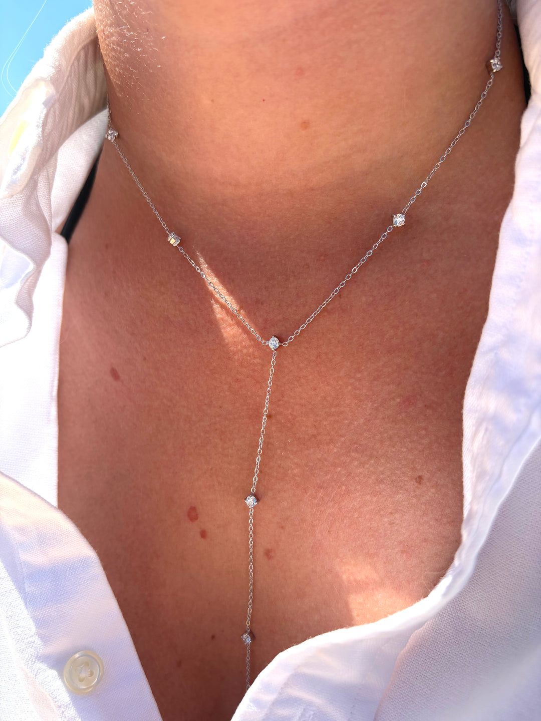 Silver Gabriella Necklace