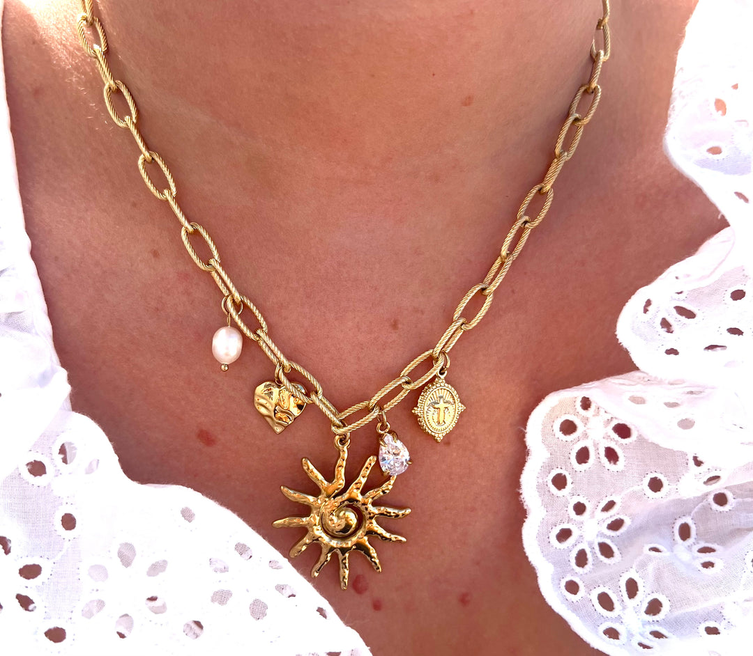 Chunky Sunny Summer Necklace