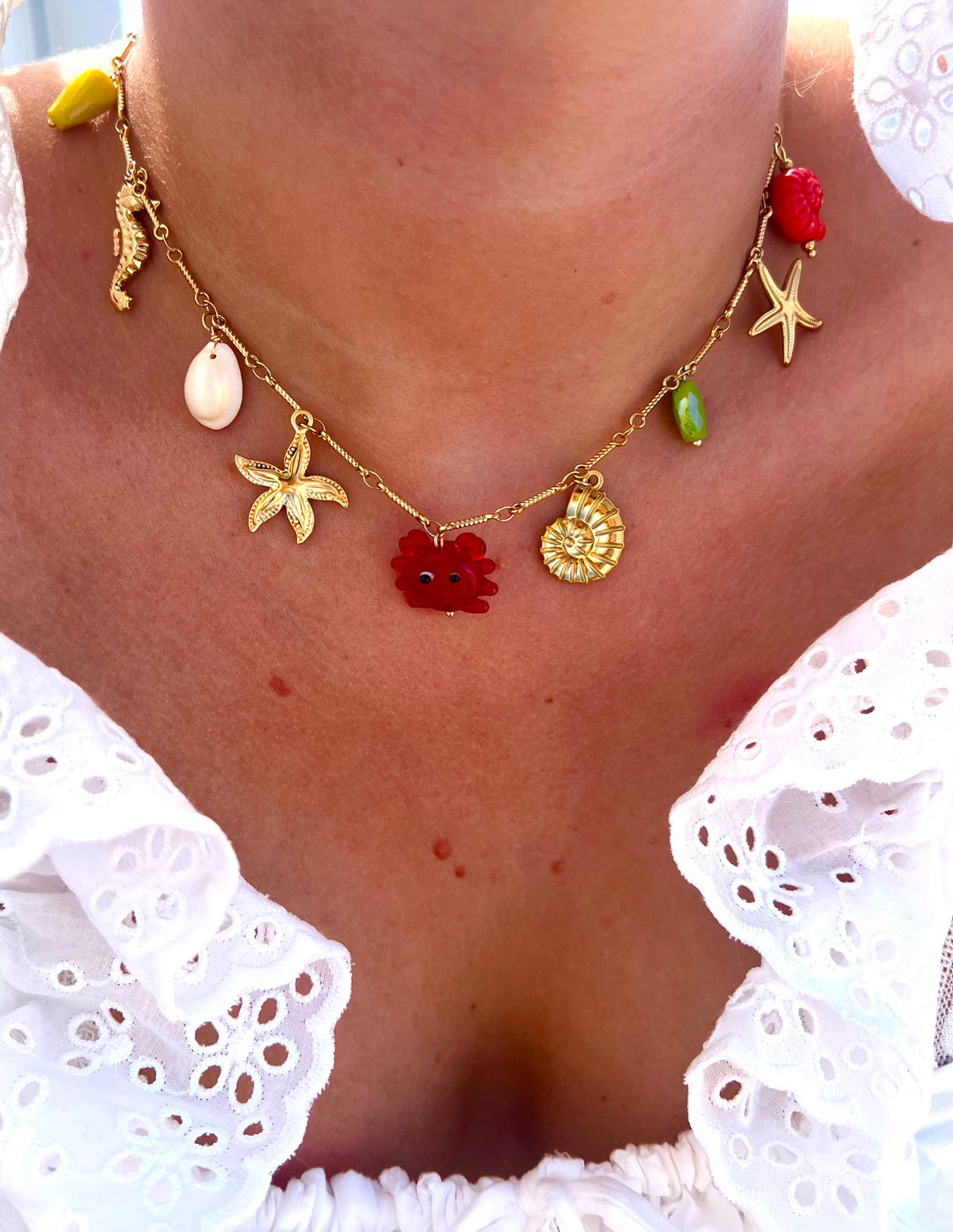 Red Krabbie Necklace