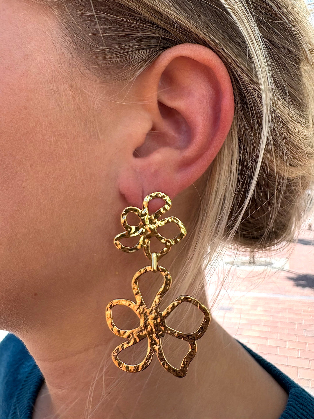 Double Flower Gold Set