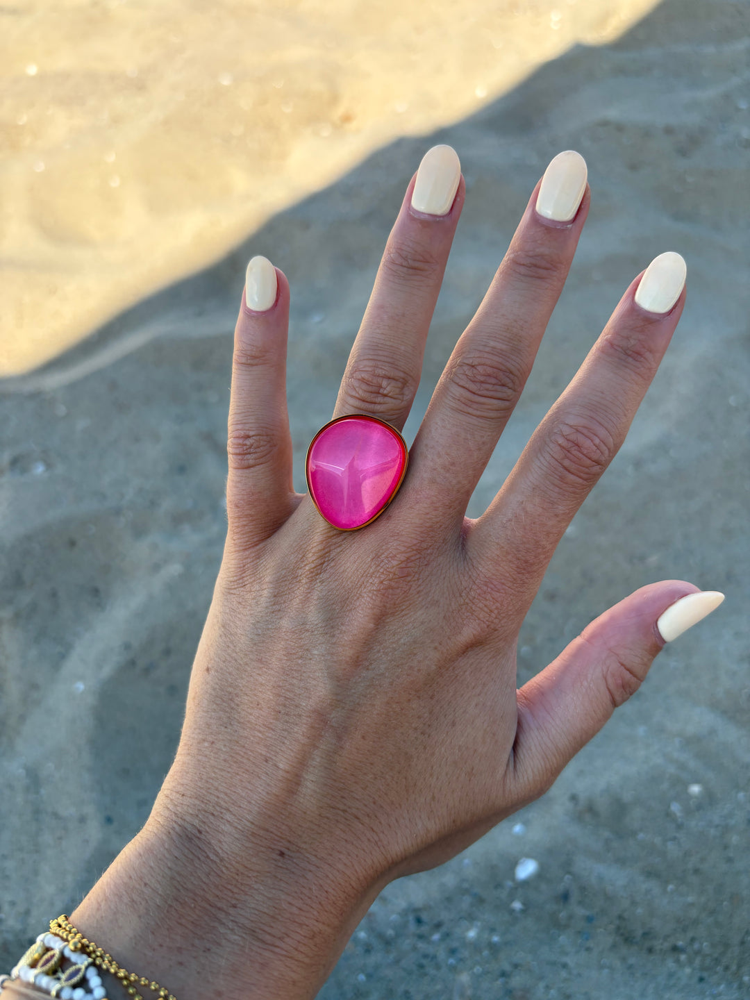 Pink Stone Ring