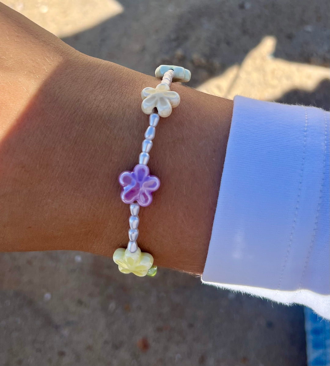 Pastel Flower Bracelet