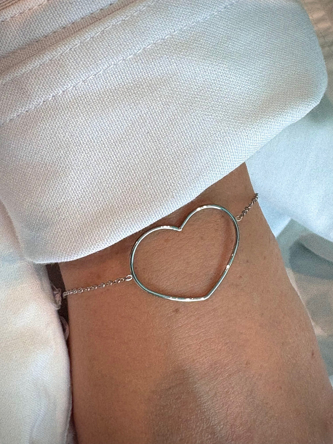 Silver Heart Bracelet