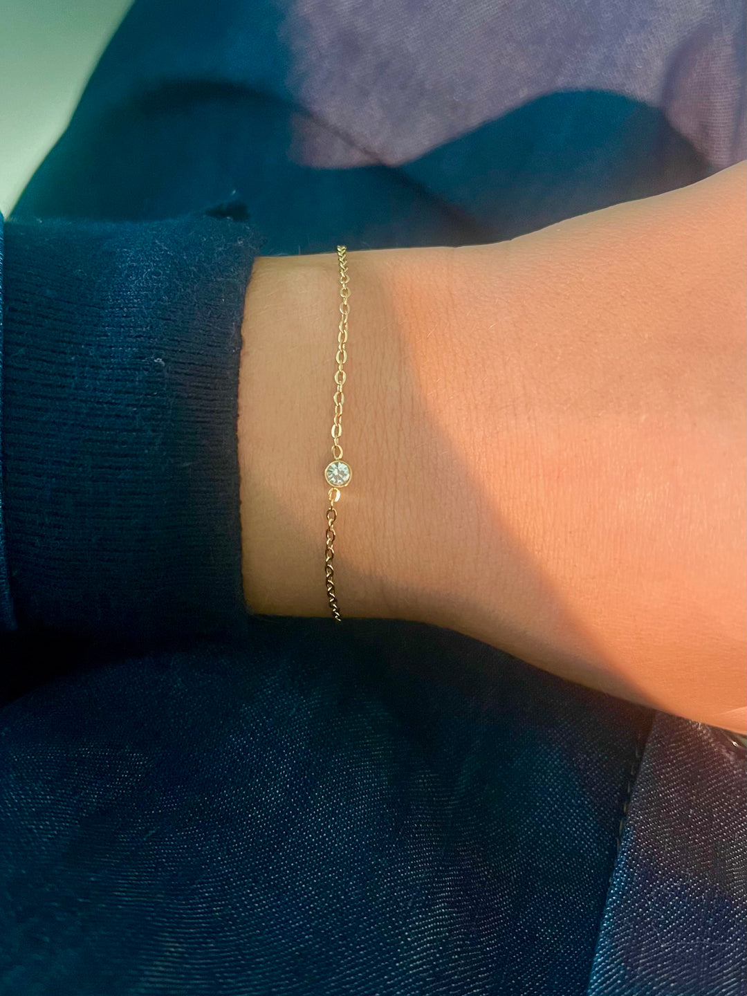 Essential Diamond Bracelet Gold