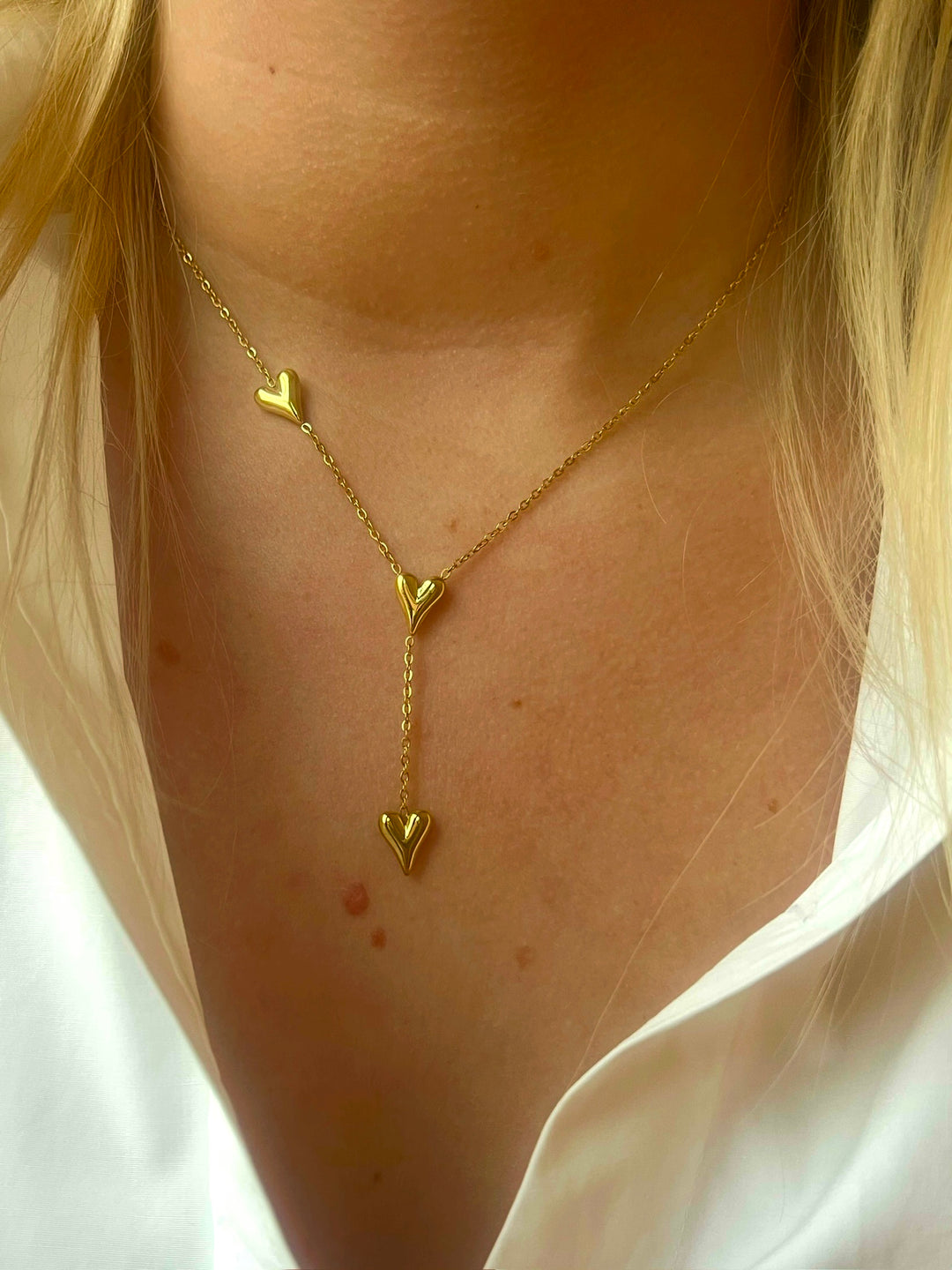 Triple Heart Necklace