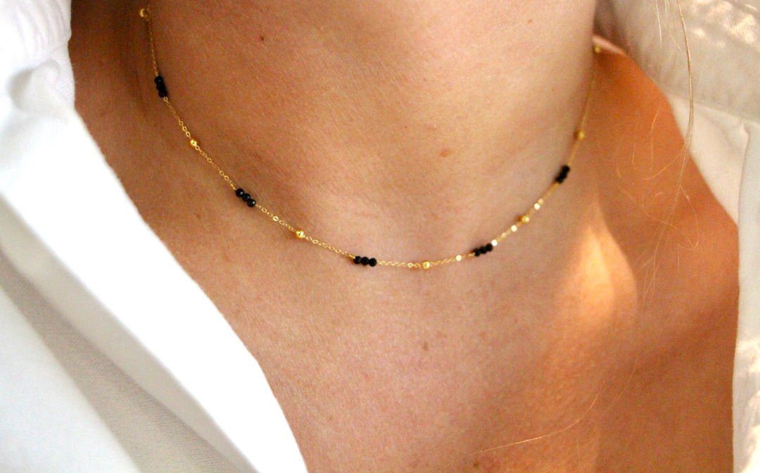 Black Pearls Necklace