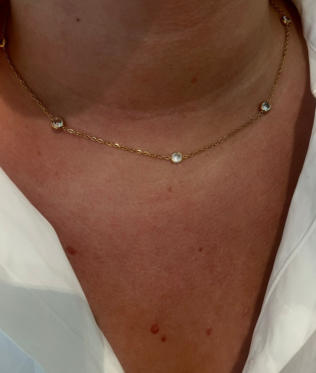 Multi Diamond Necklace