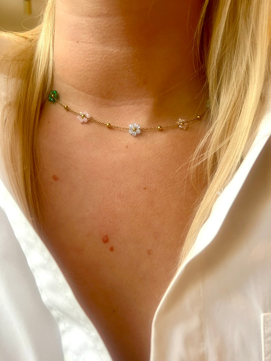 Multi Flower Necklace