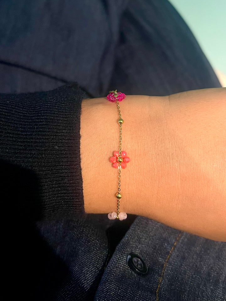 Multi Flower Bracelet
