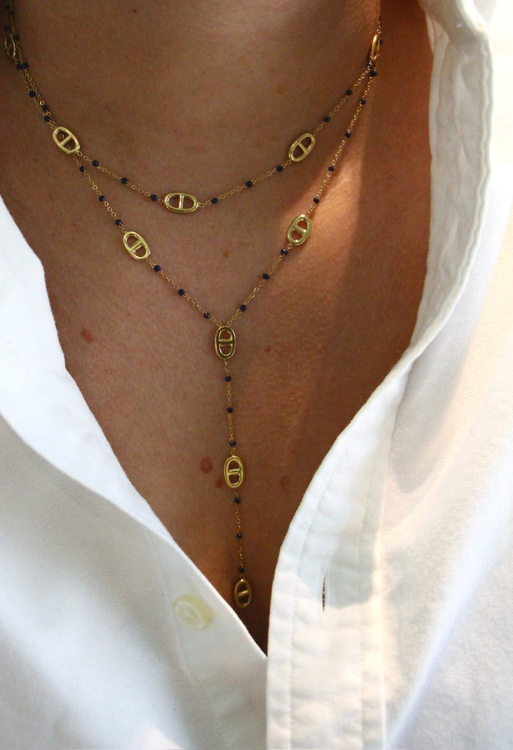 Dark Blue Signature Necklace