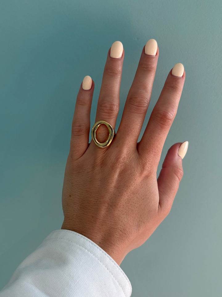SMALL OPEN CIRCLE RING