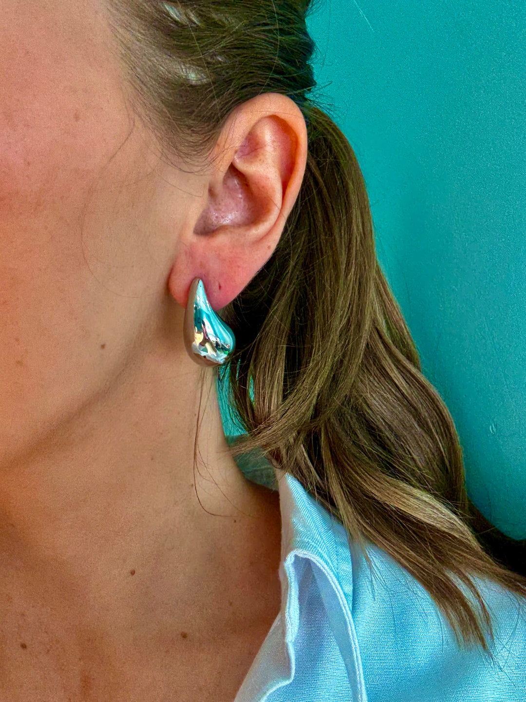 Teardrop Silver Set