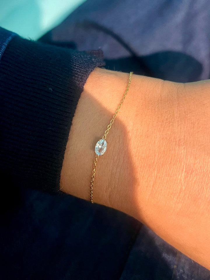 Oval Diamond Bracelet