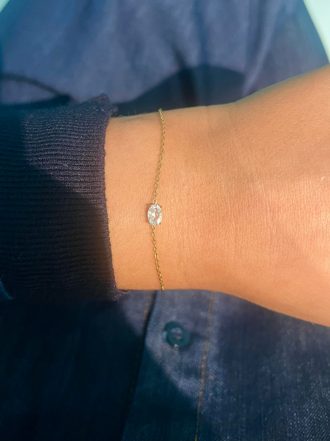 Oval Diamond Bracelet