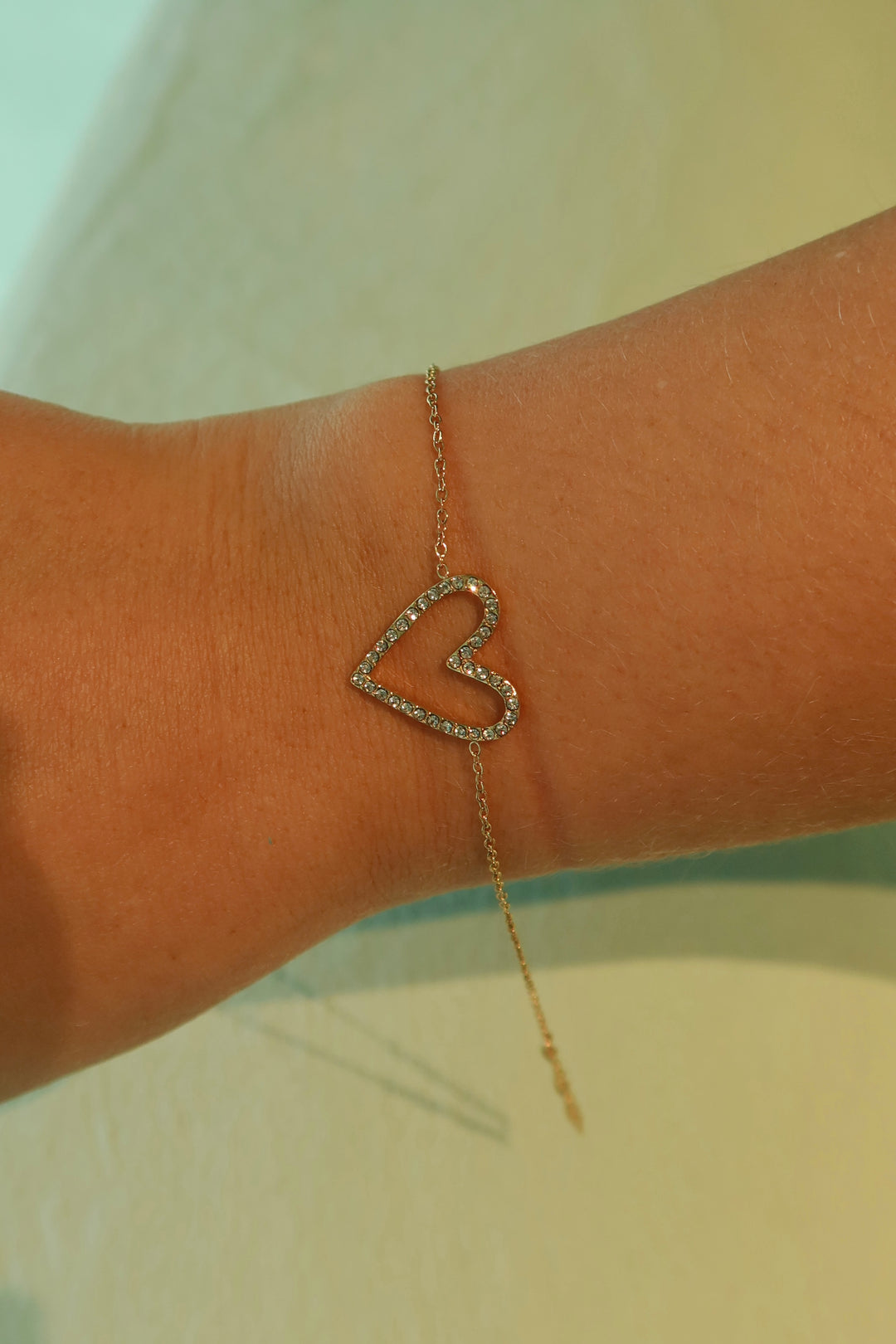 Gold Heart Bracelet